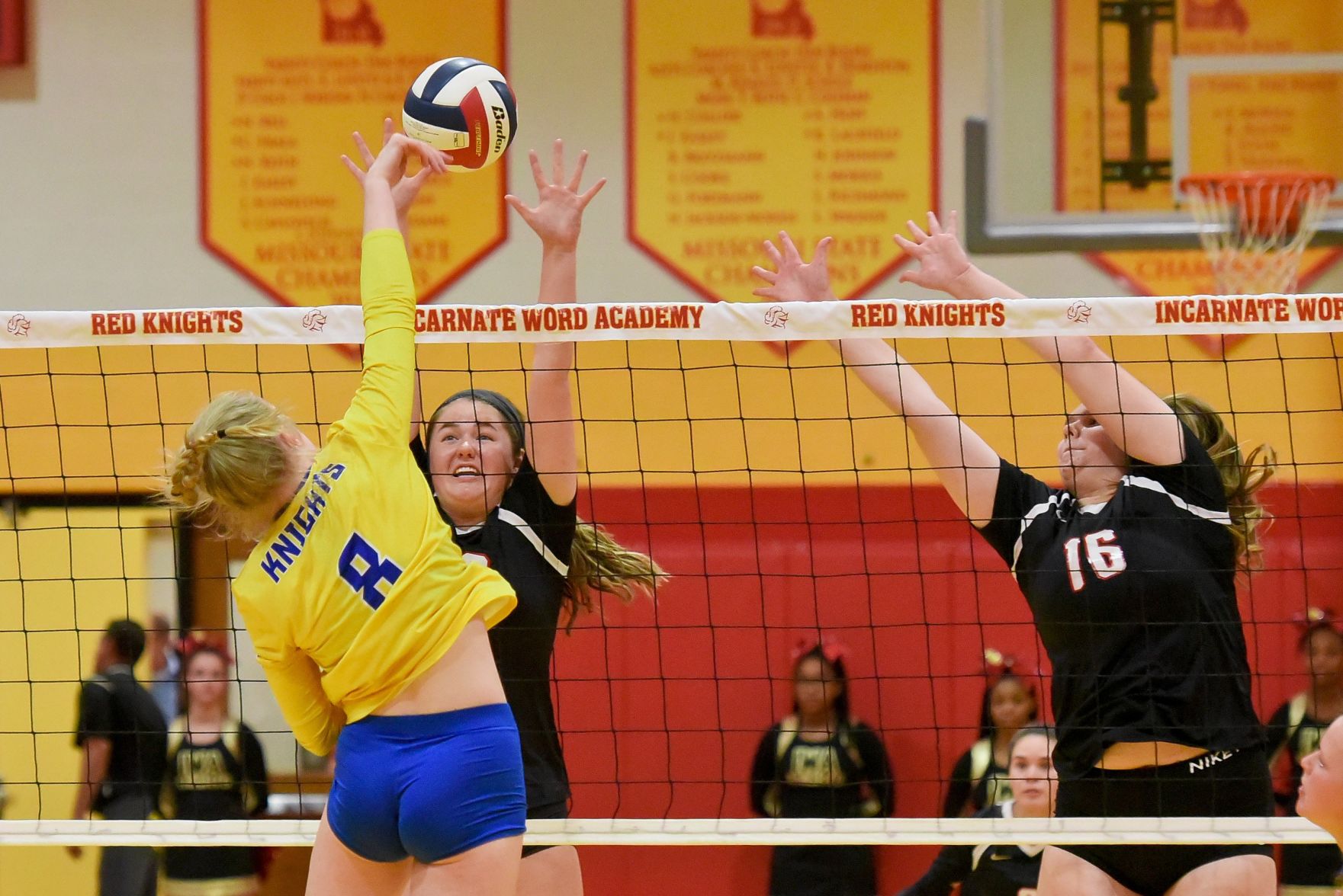 Borgia at Incarnate Word girls volleyball